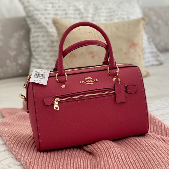COPY - 🆕 COACH | Signature Pink Rowan Satchel RETAILS 315 - Picture 4 of 16